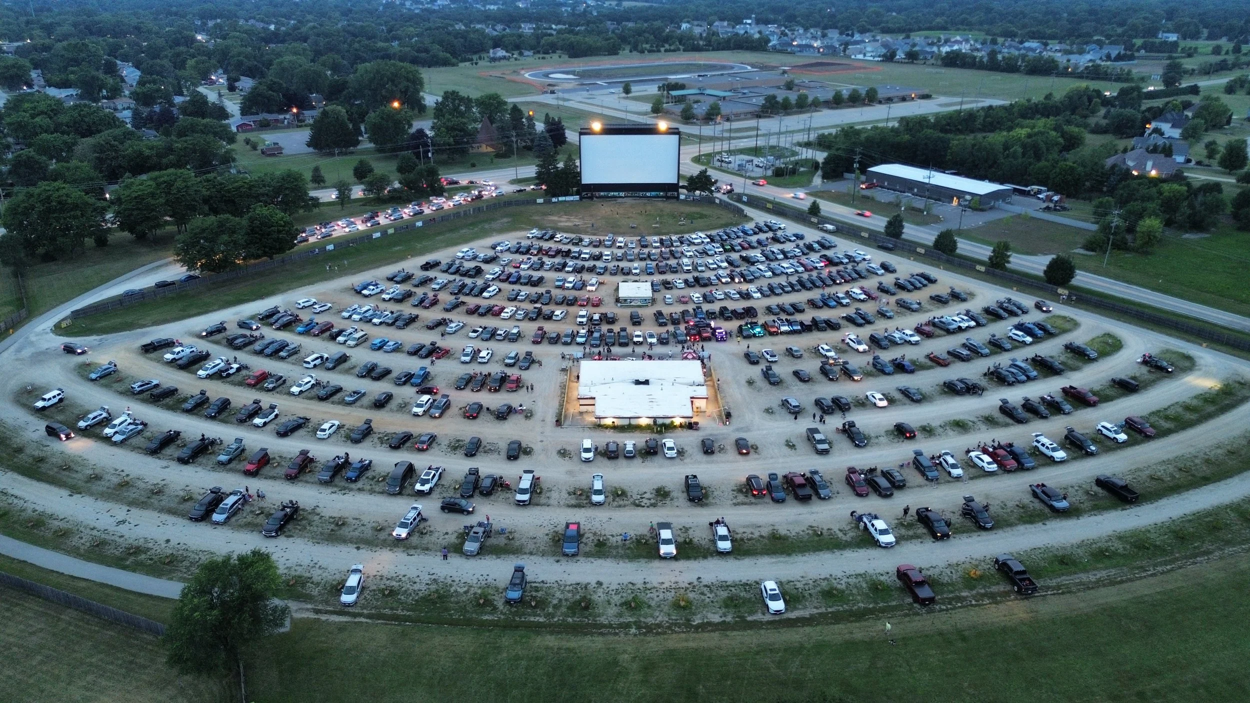McHenry Outdoor theater from above
