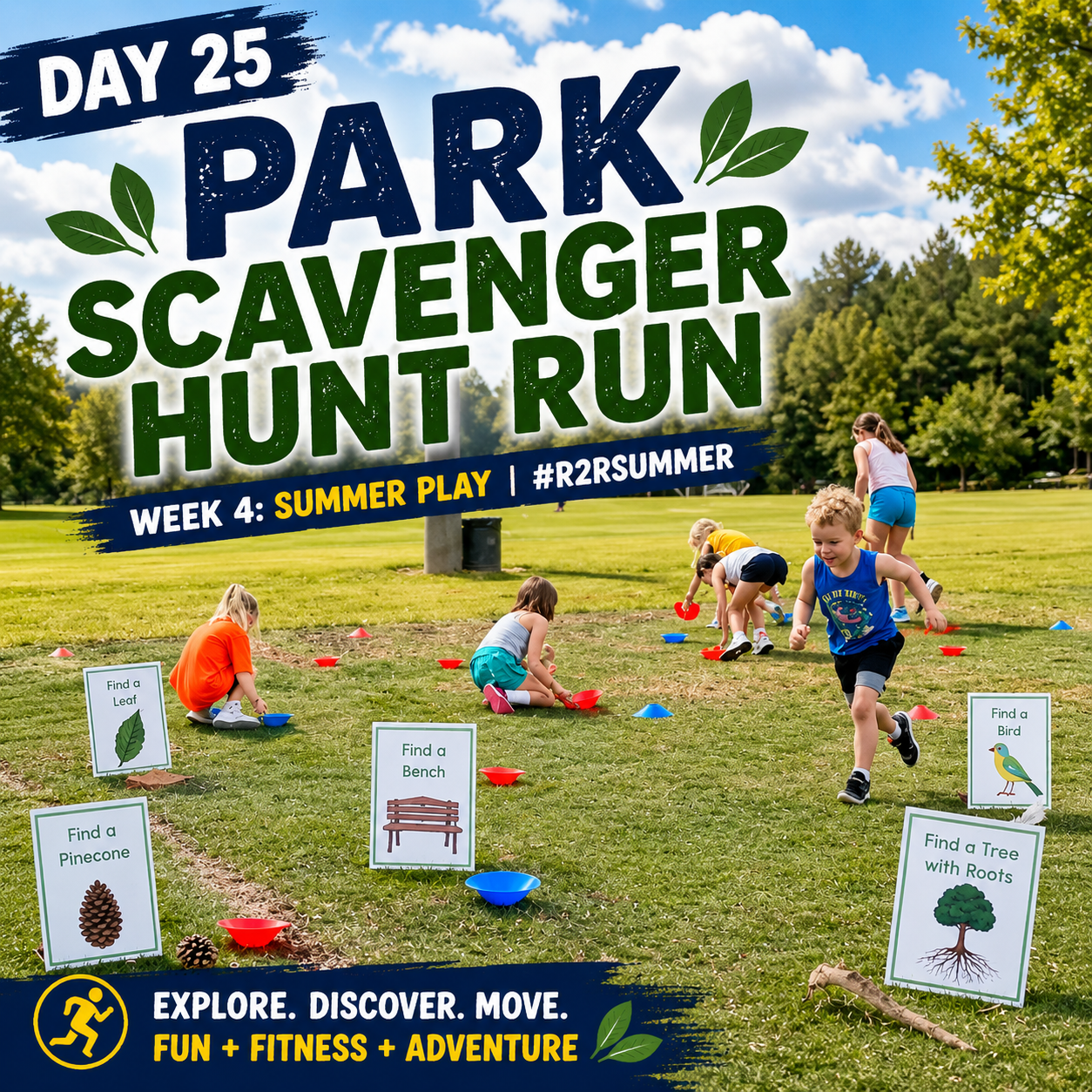 Day 25: Park Scavenger Hunt Run