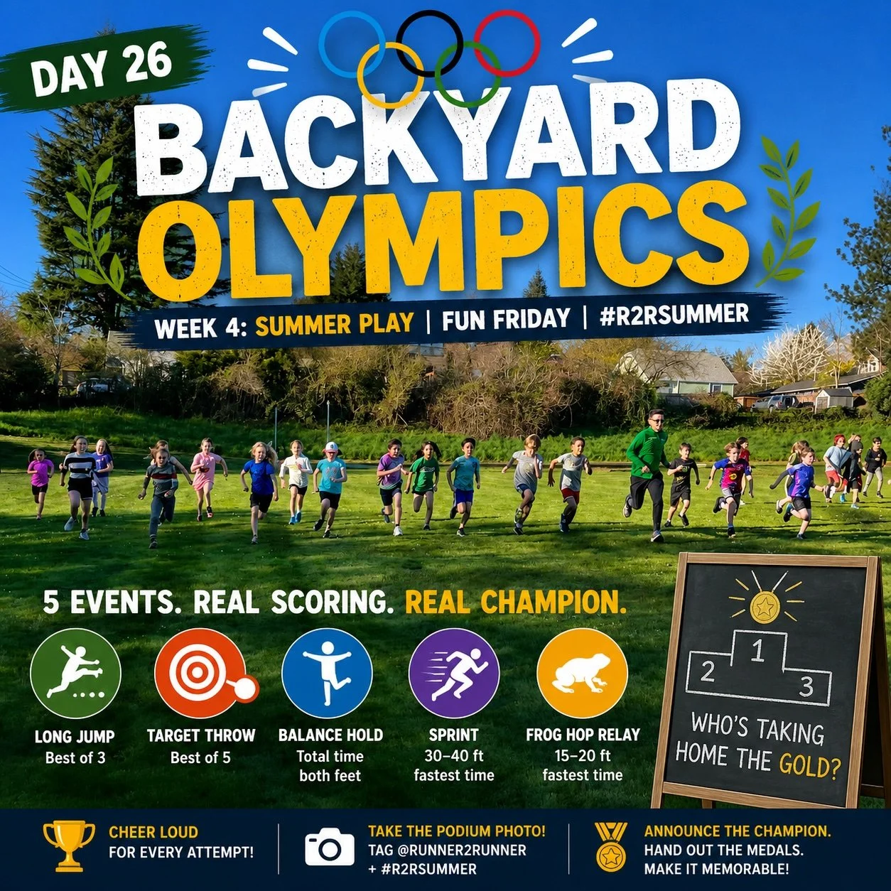 Day 26: Backyard Olympics