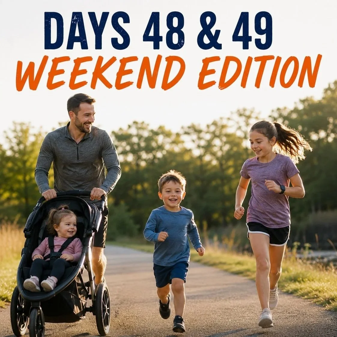 Days 48 &amp; 49 Weekend Edition: The Halfway Long Run + Active Recovery Day