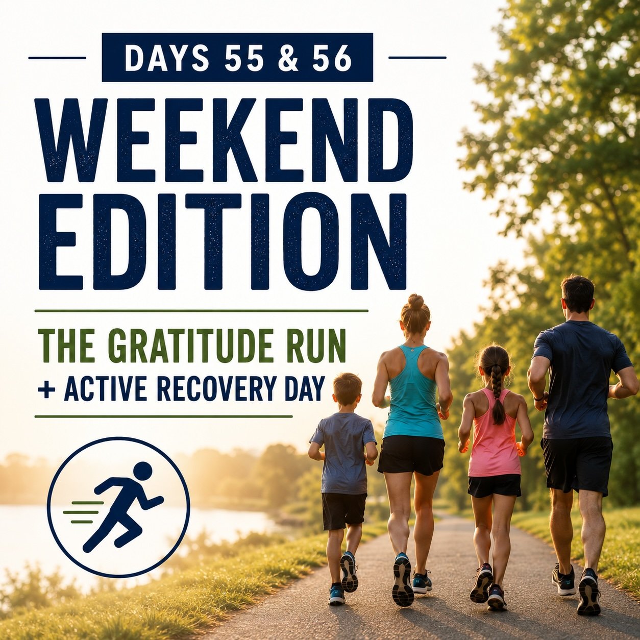 Days 55 &amp; 56 Weekend Edition: The Gratitude Run + Active Recovery Day