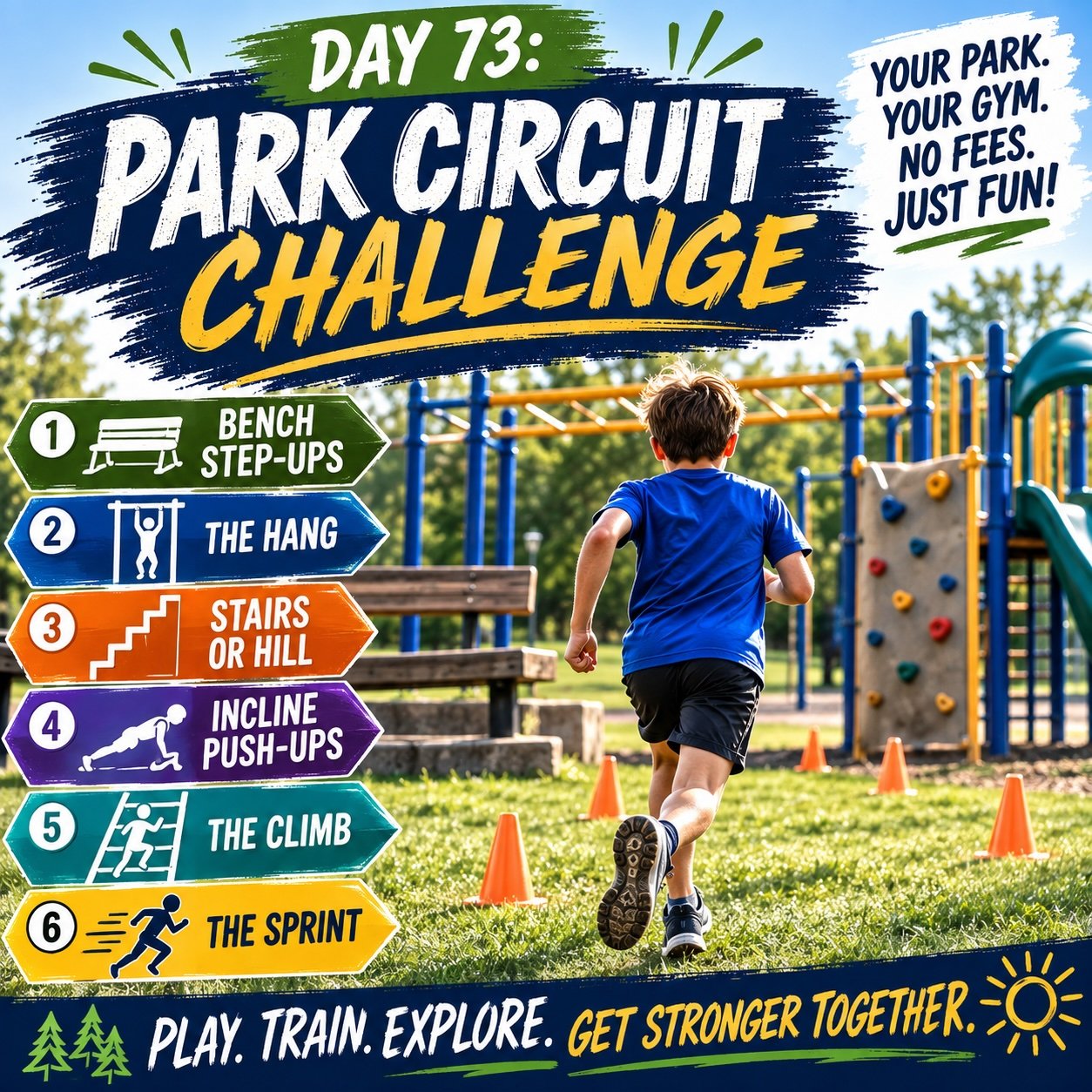 Day 73: Park Circuit Challenge