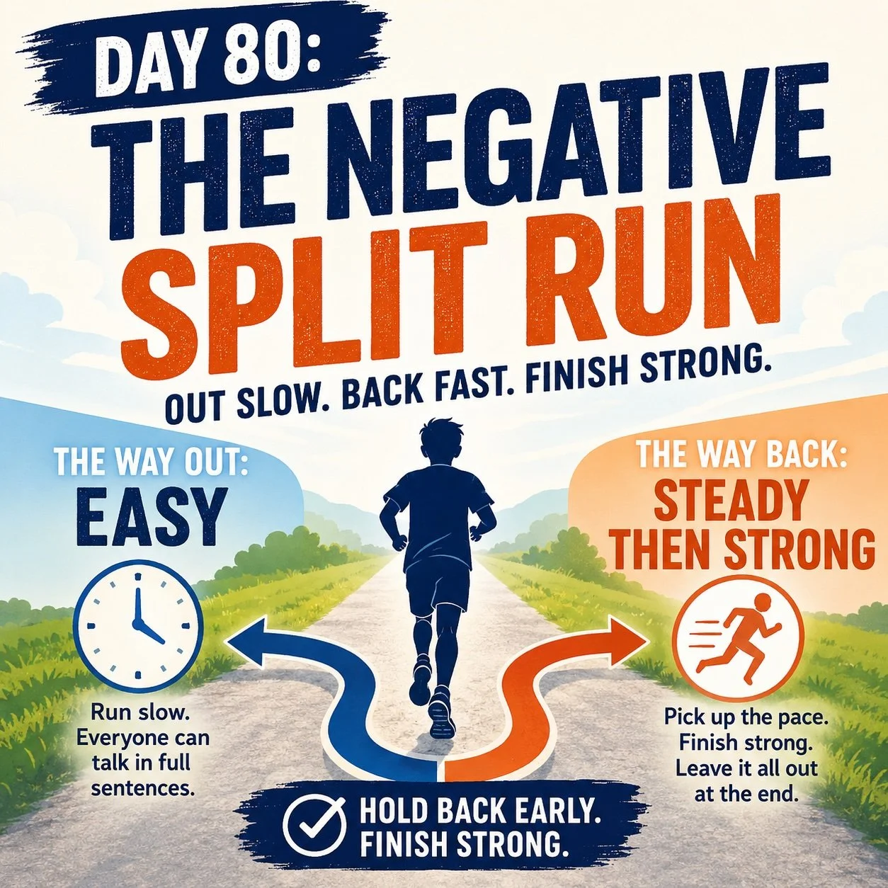 Day 80: The Negative Split Run