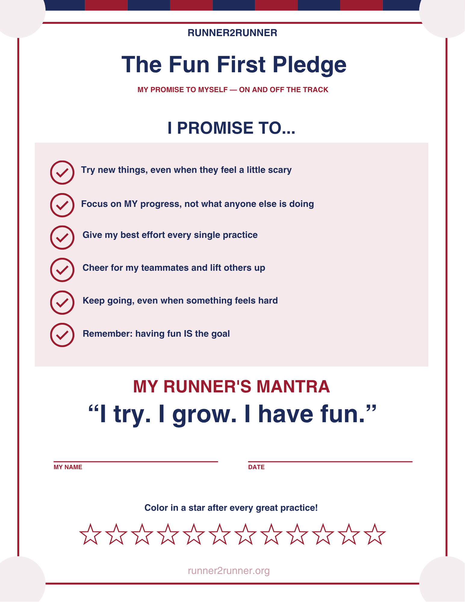 The Fun First Pledge