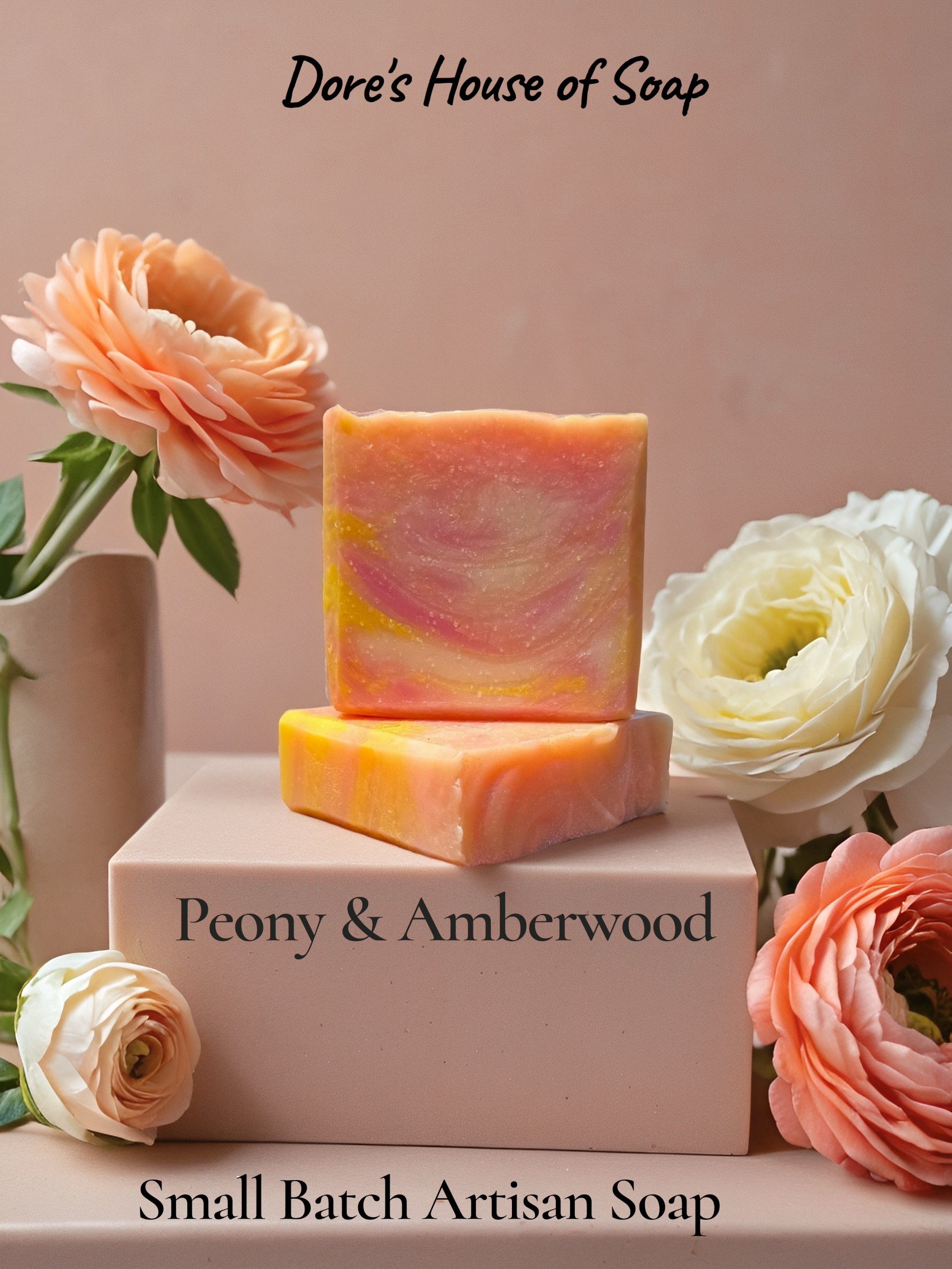 Peony & Amberwood Soap