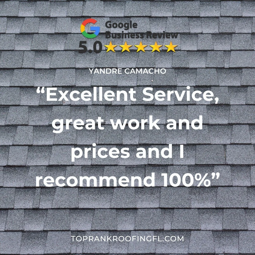 🌟🌟🌟🌟🌟 &quot;Thank you for making us Florida's trusted choice for quality roofing! 🏠✨ We're thrilled to see all the 5-star reviews and are so grateful to work with amazing customers like YOU. 

📞 Call us today to schedule your FREE drone inspec