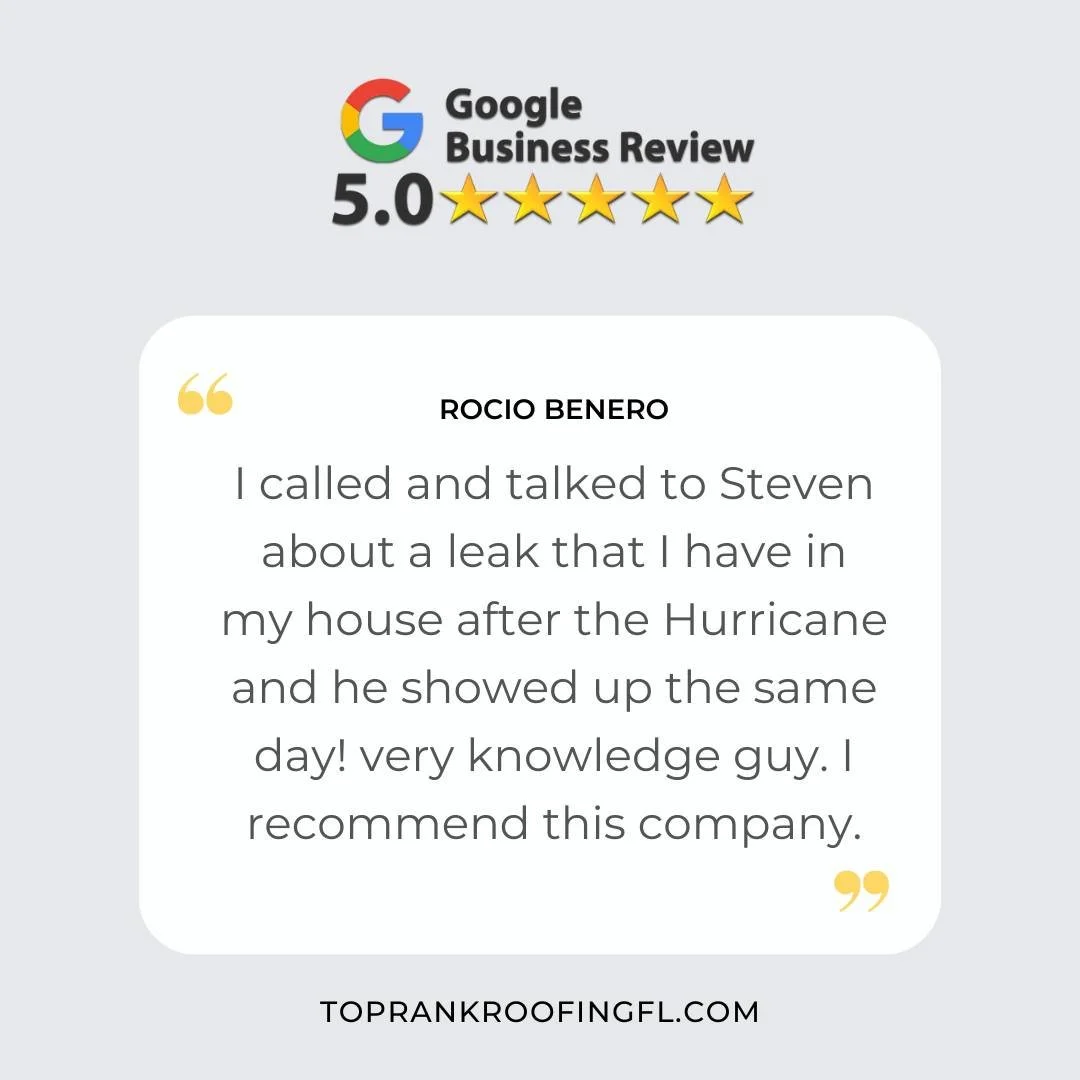 🌟🌟🌟🌟🌟 &quot;Thank you for making us Florida's trusted choice for quality roofing! 🏠✨ We're thrilled to see all the 5-star reviews and are so grateful to work with amazing customers like YOU. 

📞 Call us today to schedule your FREE drone inspec
