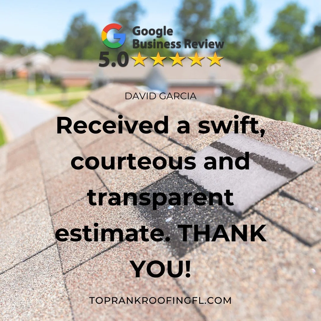 🌟🌟🌟🌟🌟 &quot;Thank you for making us Florida's trusted choice for quality roofing! 🏠✨ We're thrilled to see all the 5-star reviews and are so grateful to work with amazing customers like YOU. 

📞 Call us today to schedule your FREE drone inspec