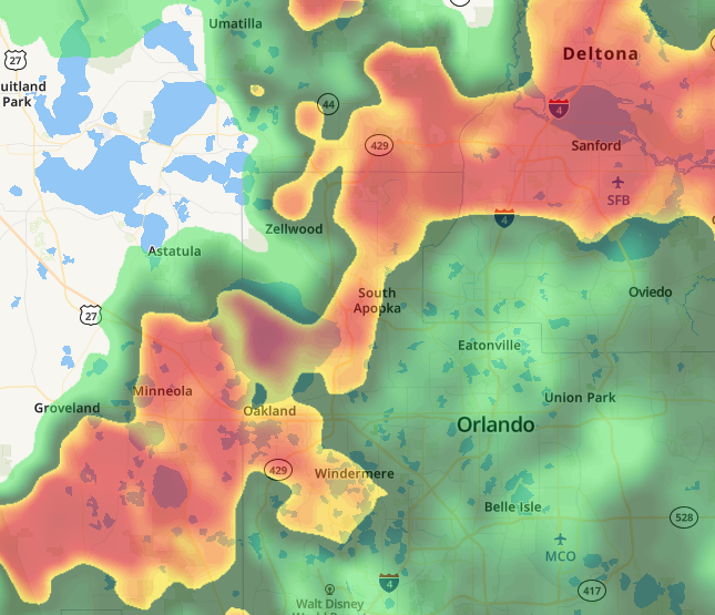 Strong Storms Cause Damage in Apopka Neighborhood, Toppling Trees and Damaging Homes