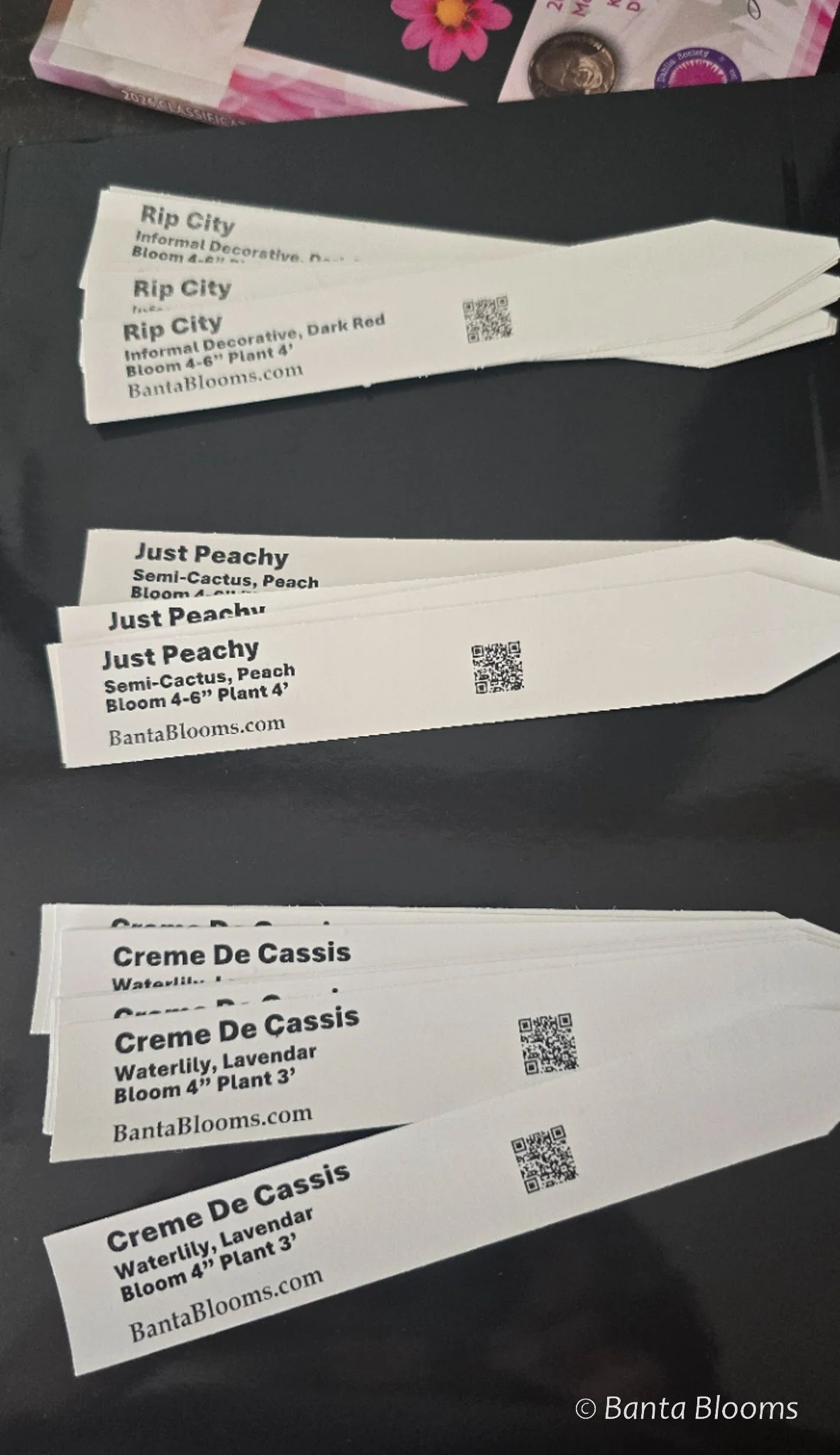 Plant Tags for every tuber ordered