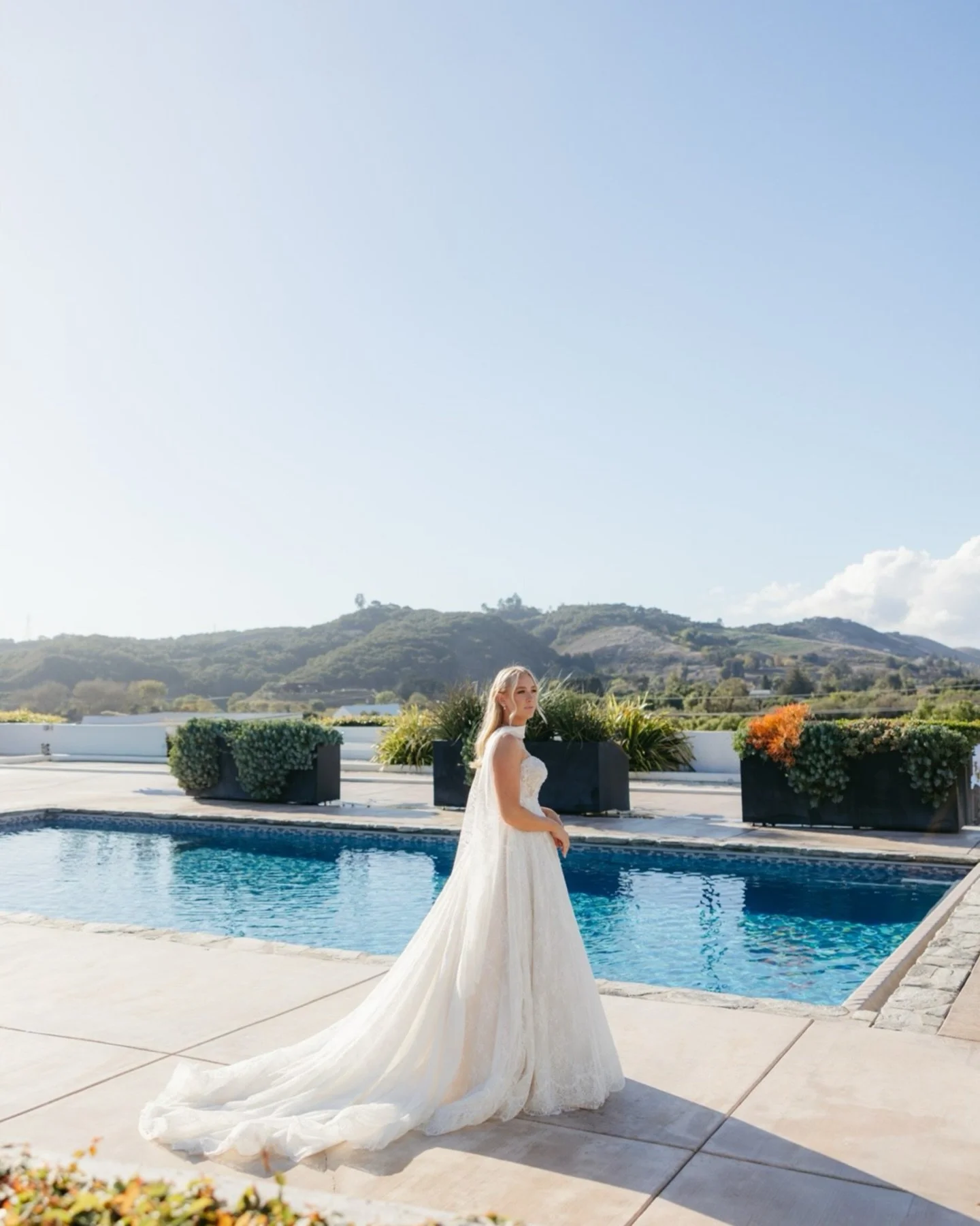 Wedding portraits in San Luis Obispo for Madison. 

Madison and I anticipated a rainy wedding day, but the day before was sunny. I took inspiration from Jose Villa's work with Becca Bloom and decided to do bridals a day early. Luckily, my wife @lilia