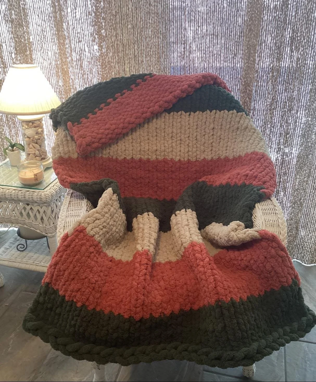 Autumn Hearth Chunky Throw Pattern