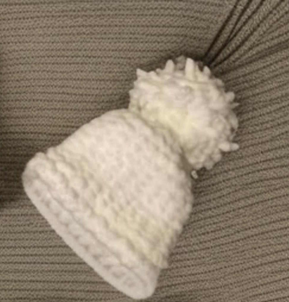 Pom Pom Baby Hat