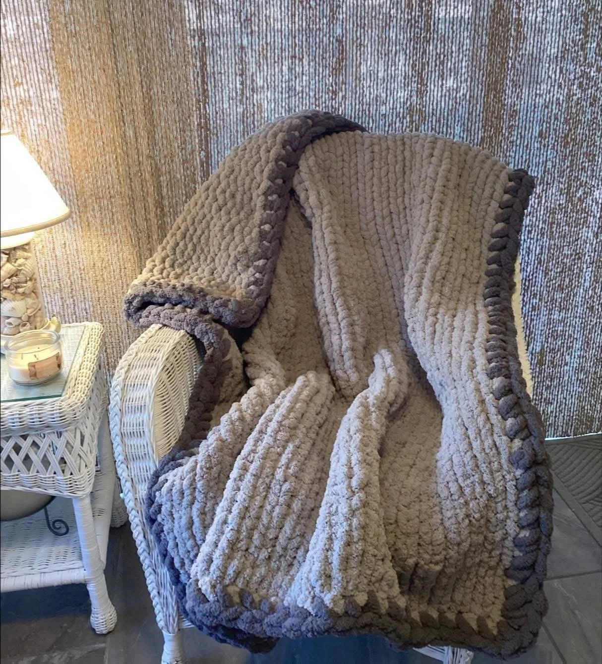 The Silver Haven Throw Pattern