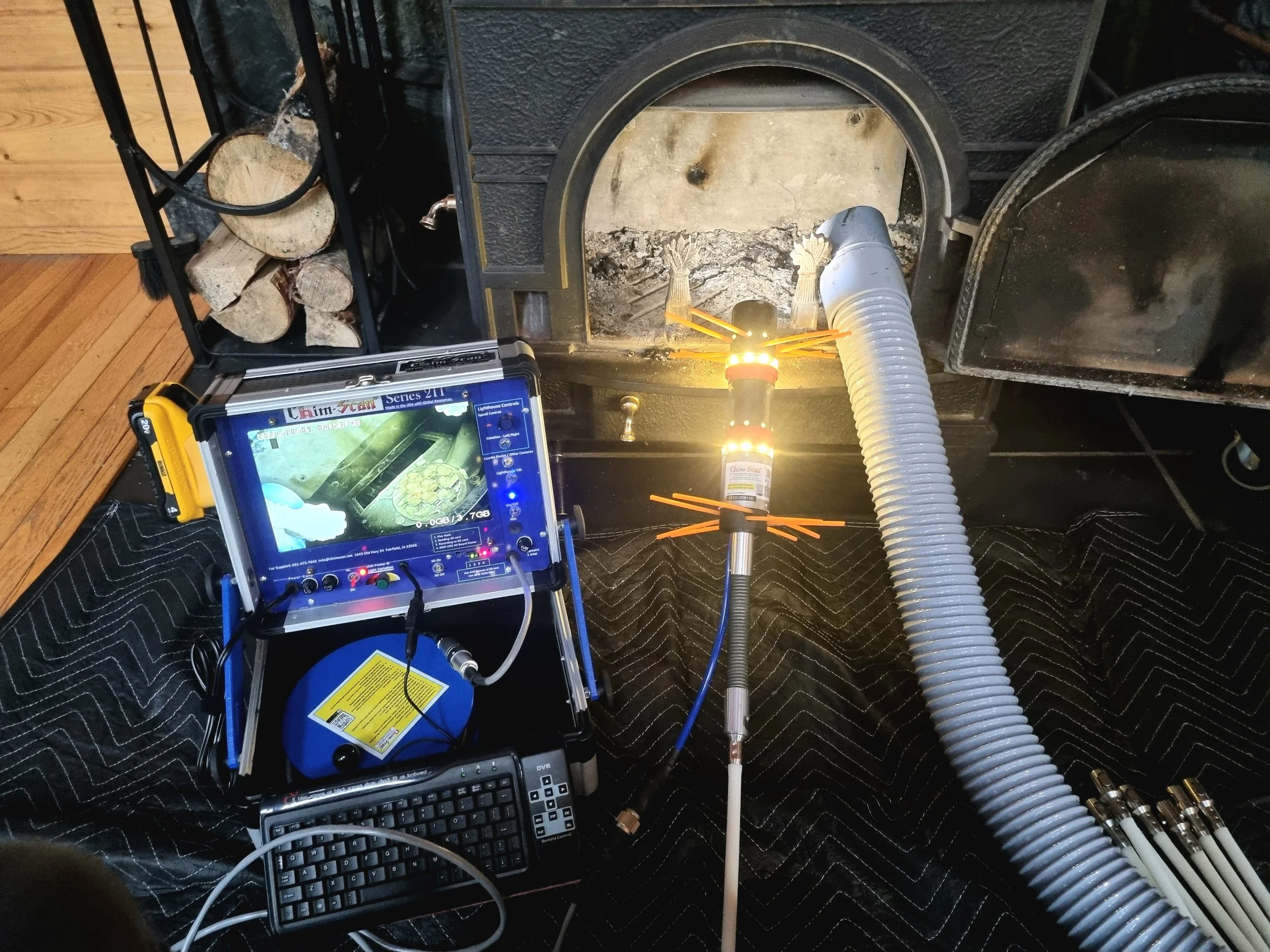 How To Sweep A Chimney With A Woodburner