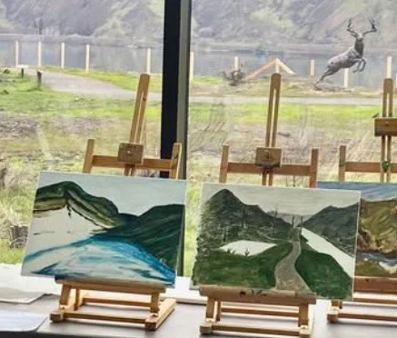 Painting Class: Winter Landscape with Acrylics