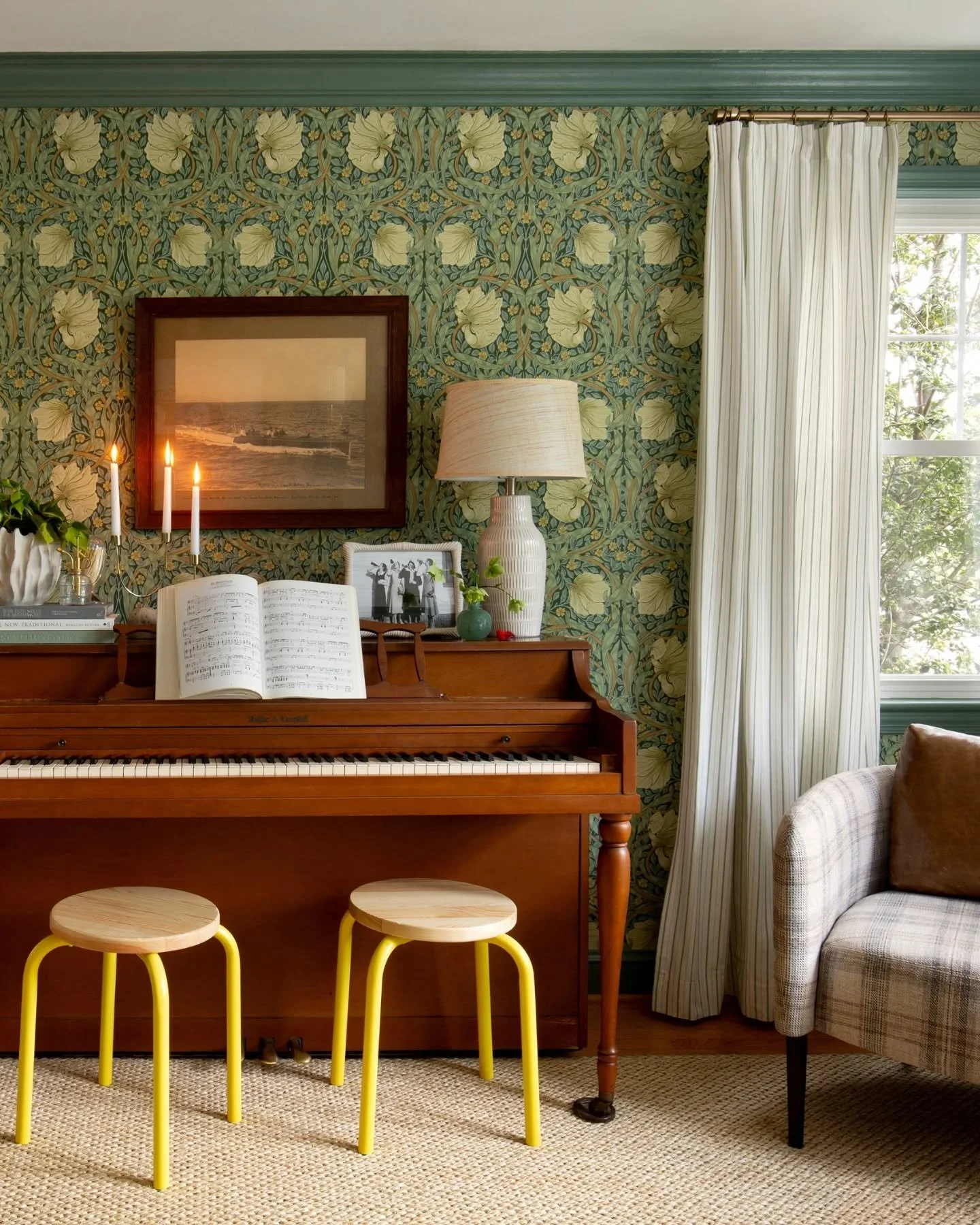 I like to include something a little quirky in each of my projects. For this one, my client is an incredible feminist and advocate for equality. While pulling together the final layer of the design, I came across an old black-and-white photo of women