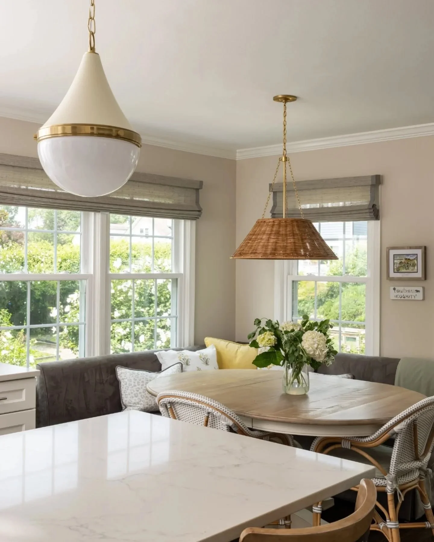 Don&rsquo;t underestimate the power of changing your light fixtures.

For my Kensington Refresh project, simply swapping the pendant lights over the kitchen island and breakfast nook elevated the entire space. It&rsquo;s a small shift, but one that c