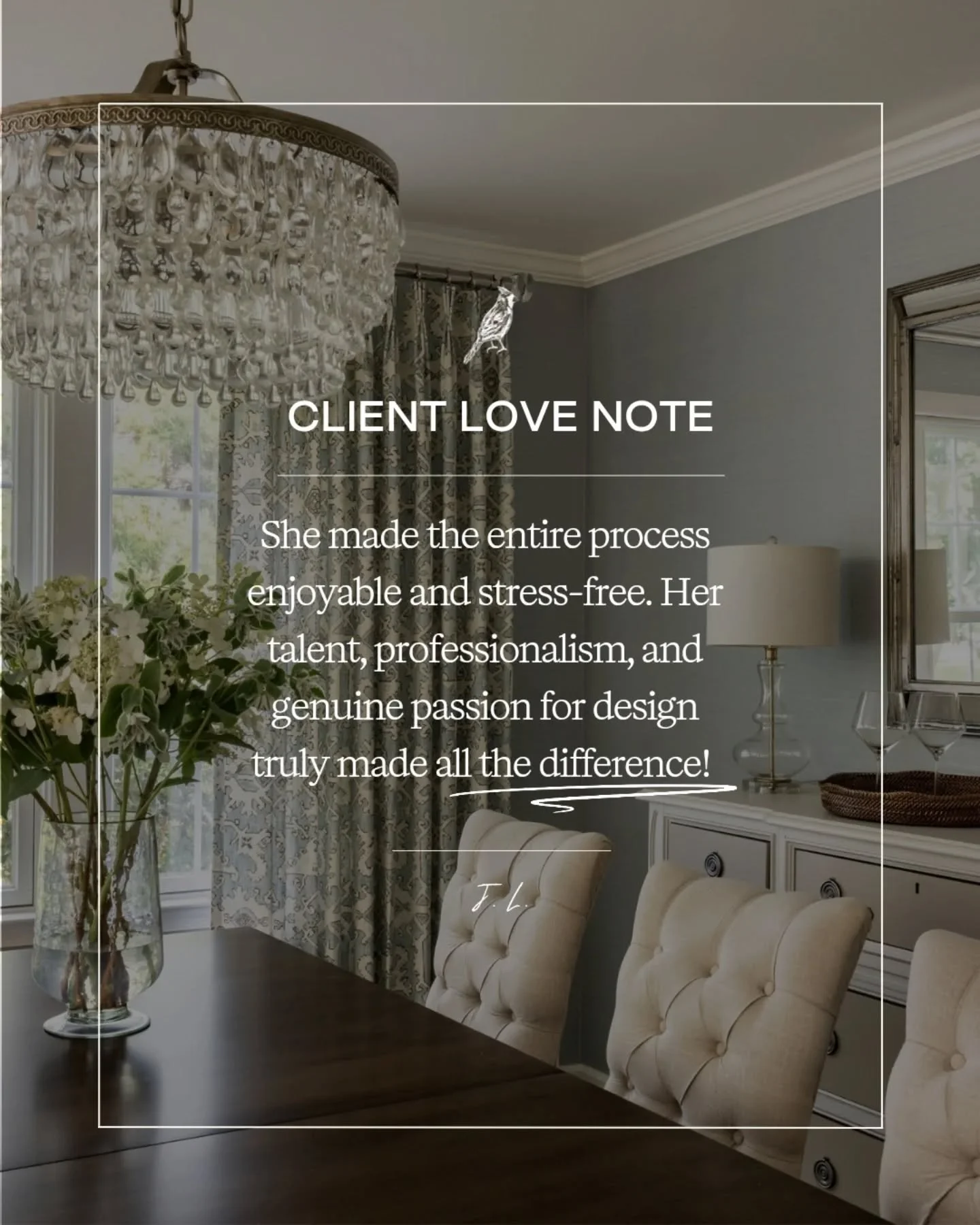 This is what it&rsquo;s all about. I'm grateful for such kind words.

Design: @seasonsfordesign 
Photography: @fotosynthesis @amandaarchibaldphoto