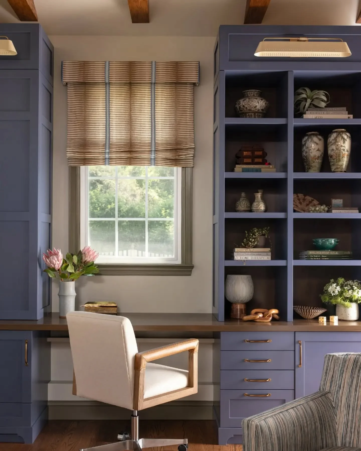 Some photos just bring an immediate smile and this is one of them.

Swipe to see the before. It&rsquo;s proof of the transformation that color, textiles, custom design, and millwork can make.

I&rsquo;ll be sharing more from our recently completed Mu