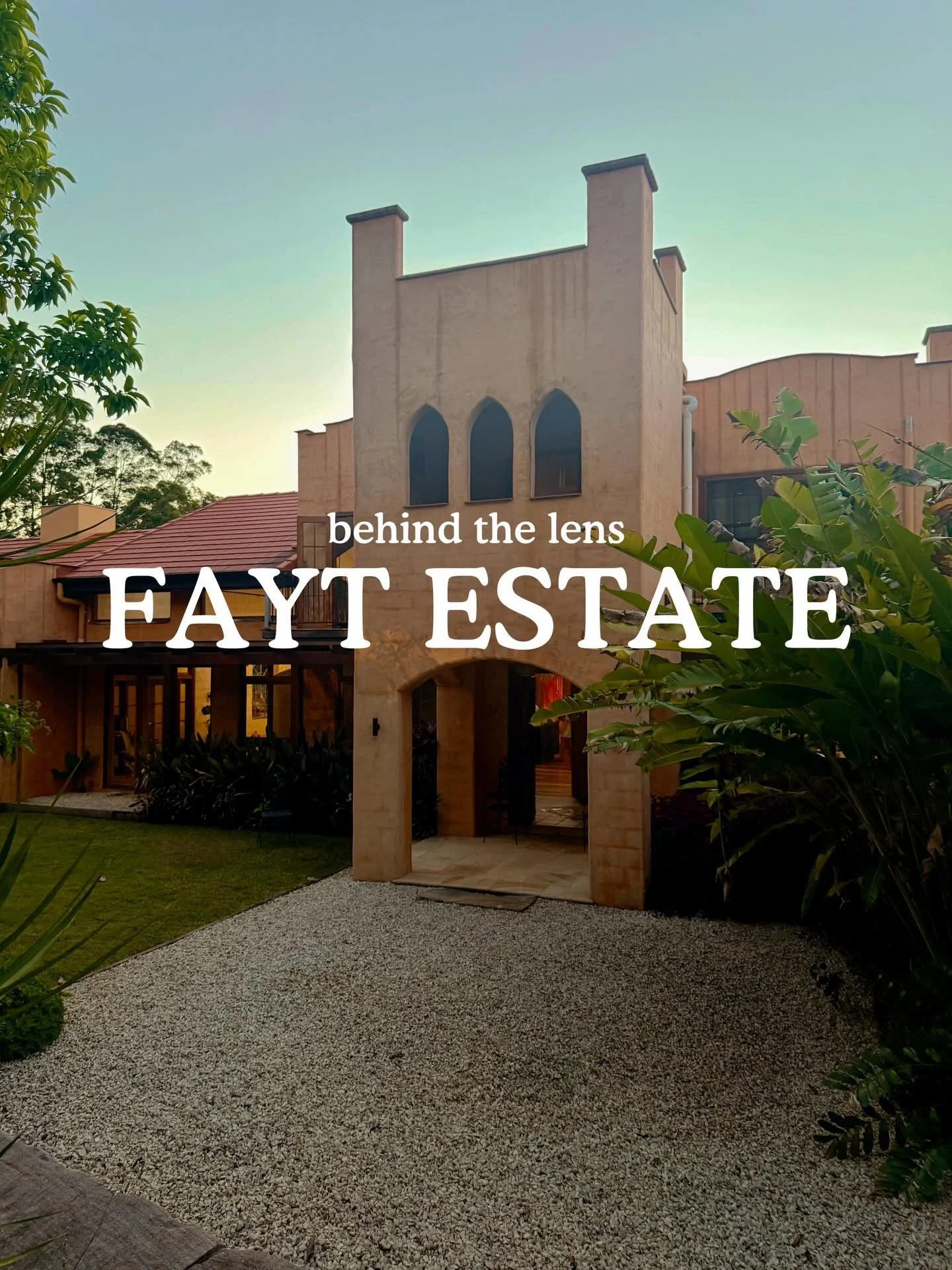 behind the lens at #faytestate 🤳🏼

🏡 the venue choice: a private estate isn&rsquo;t just a location, it&rsquo;s a mood. every corner becomes the backdrop. the estate matched the campaign shoot they filmed for the collection launch. intentional fro
