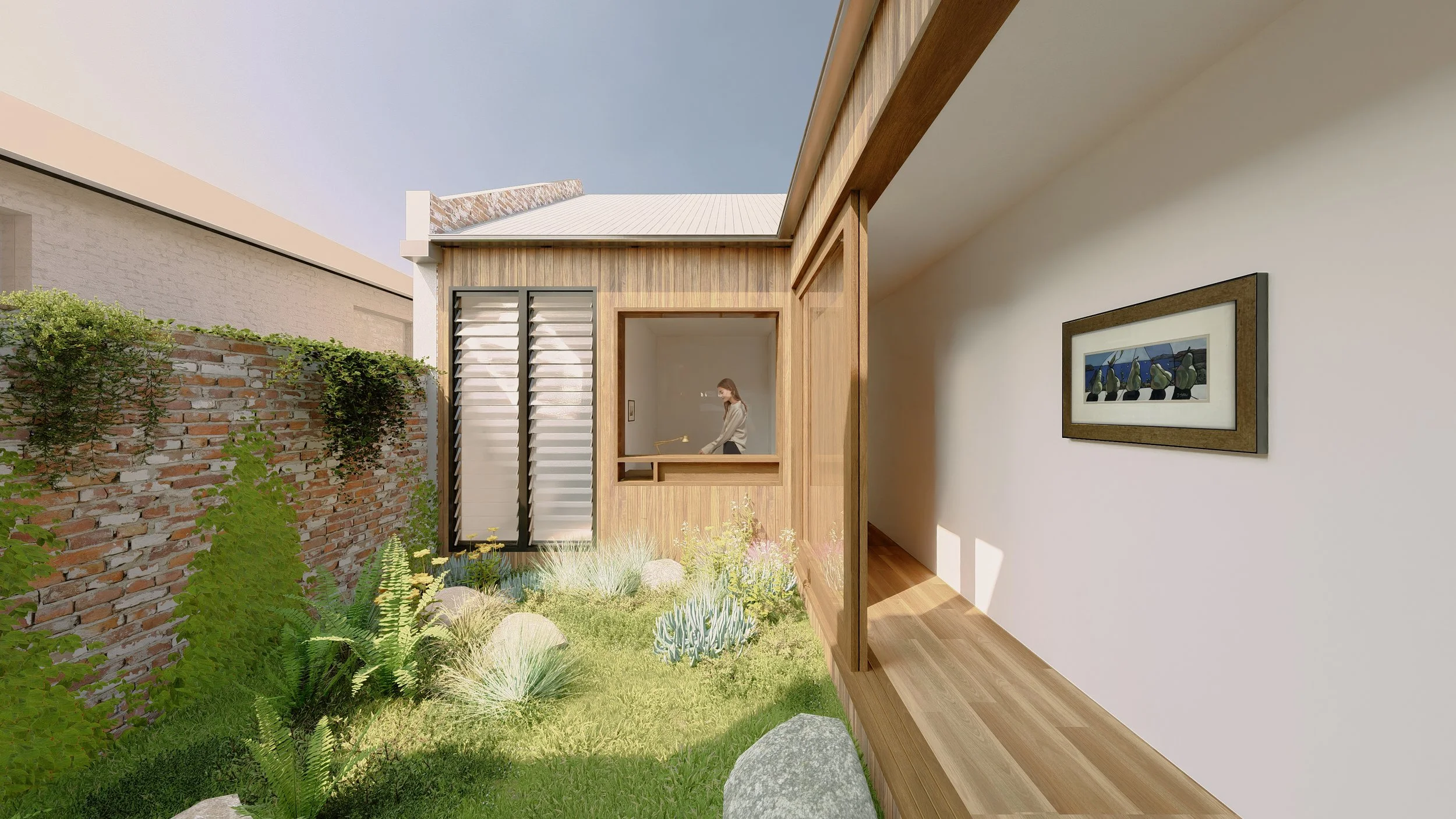 courtyard render