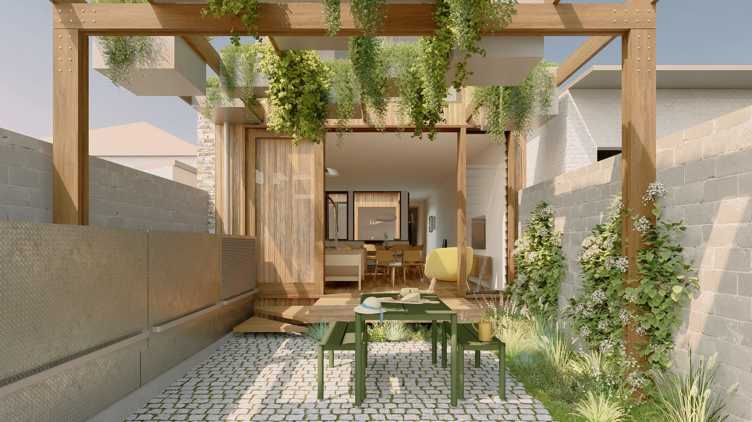Backyard render