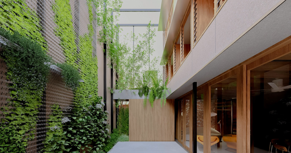 Courtyard render