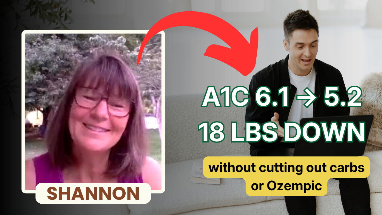 How Shannon Reversed Prediabetes While Eating Carbs: A1C 6.1 to 5.2, Lost 18 Pounds, Regained Energy