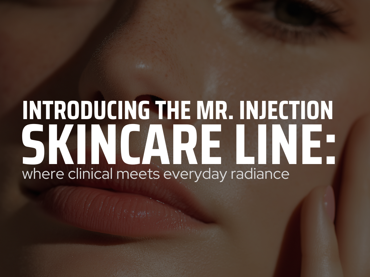Introducing the Mr. Injection Skincare Line: Where Clinical Meets Everyday Radiance