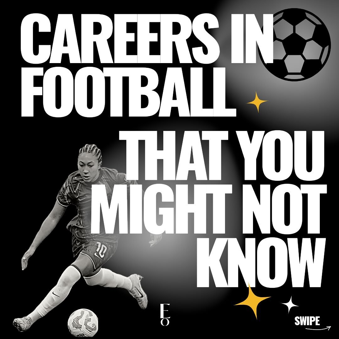 This weeks : Careers In Football That You Might Not Know ⚽️🔍