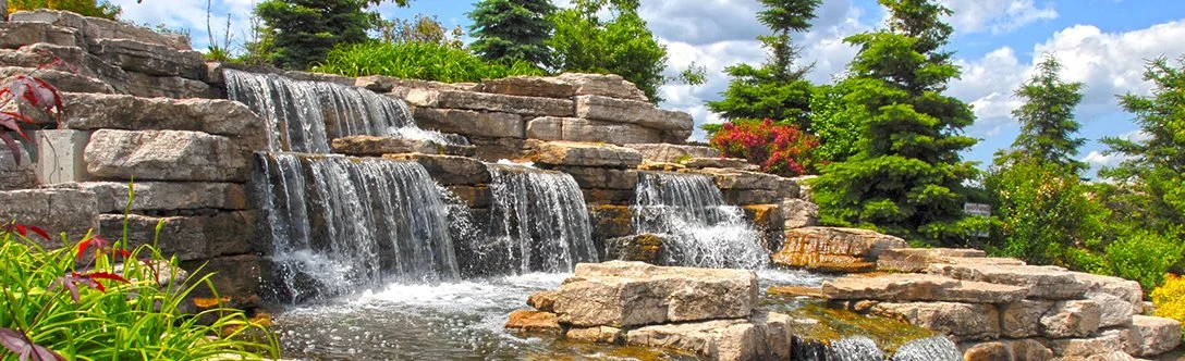 waterfall in park