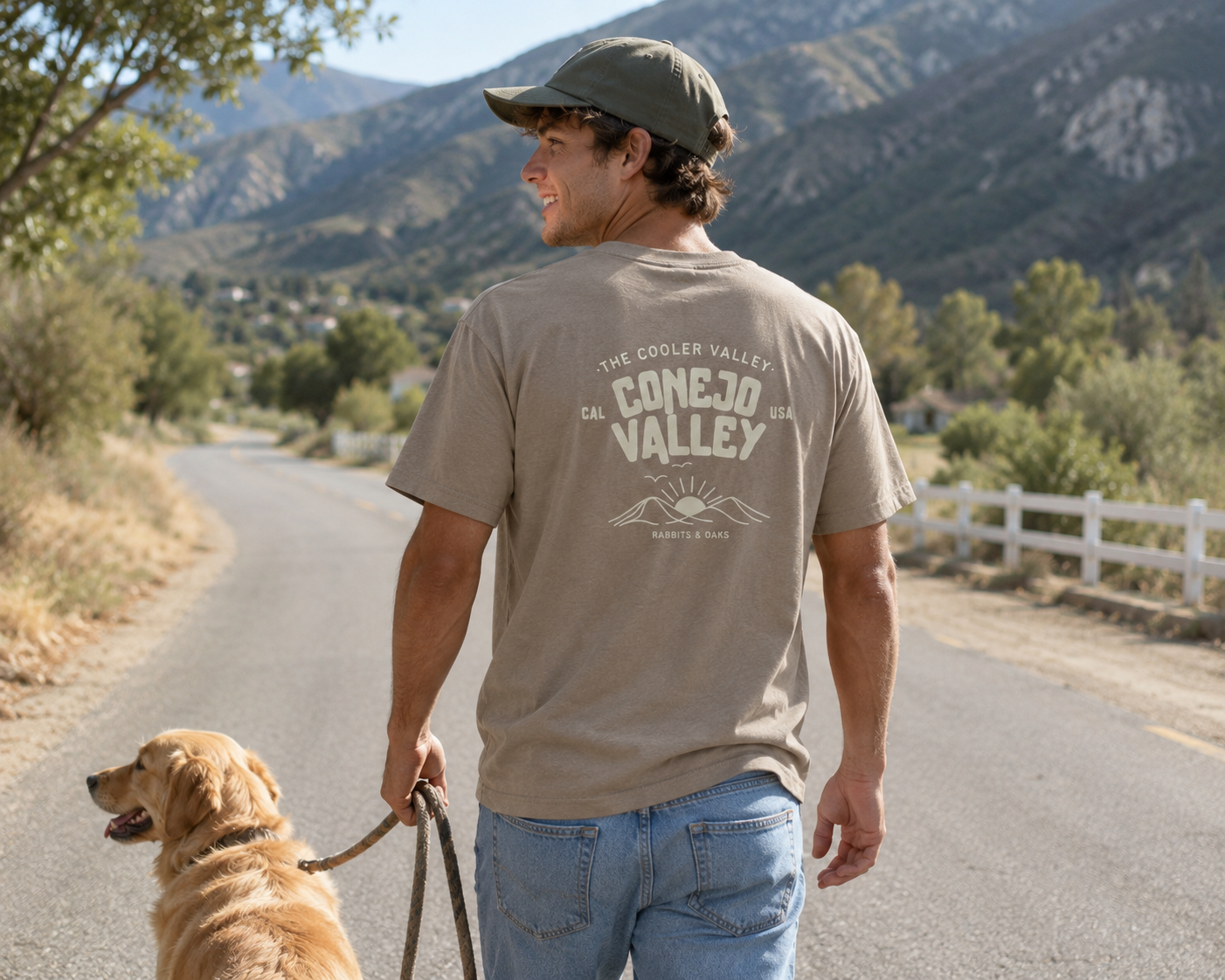 Walking tshirt _conejo valley skyline.png
