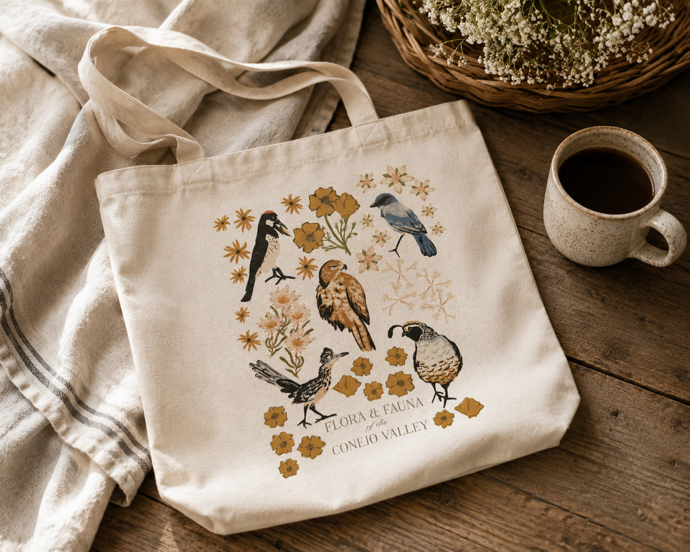 Flora & Fauna of the Conejo Valley Market Tote