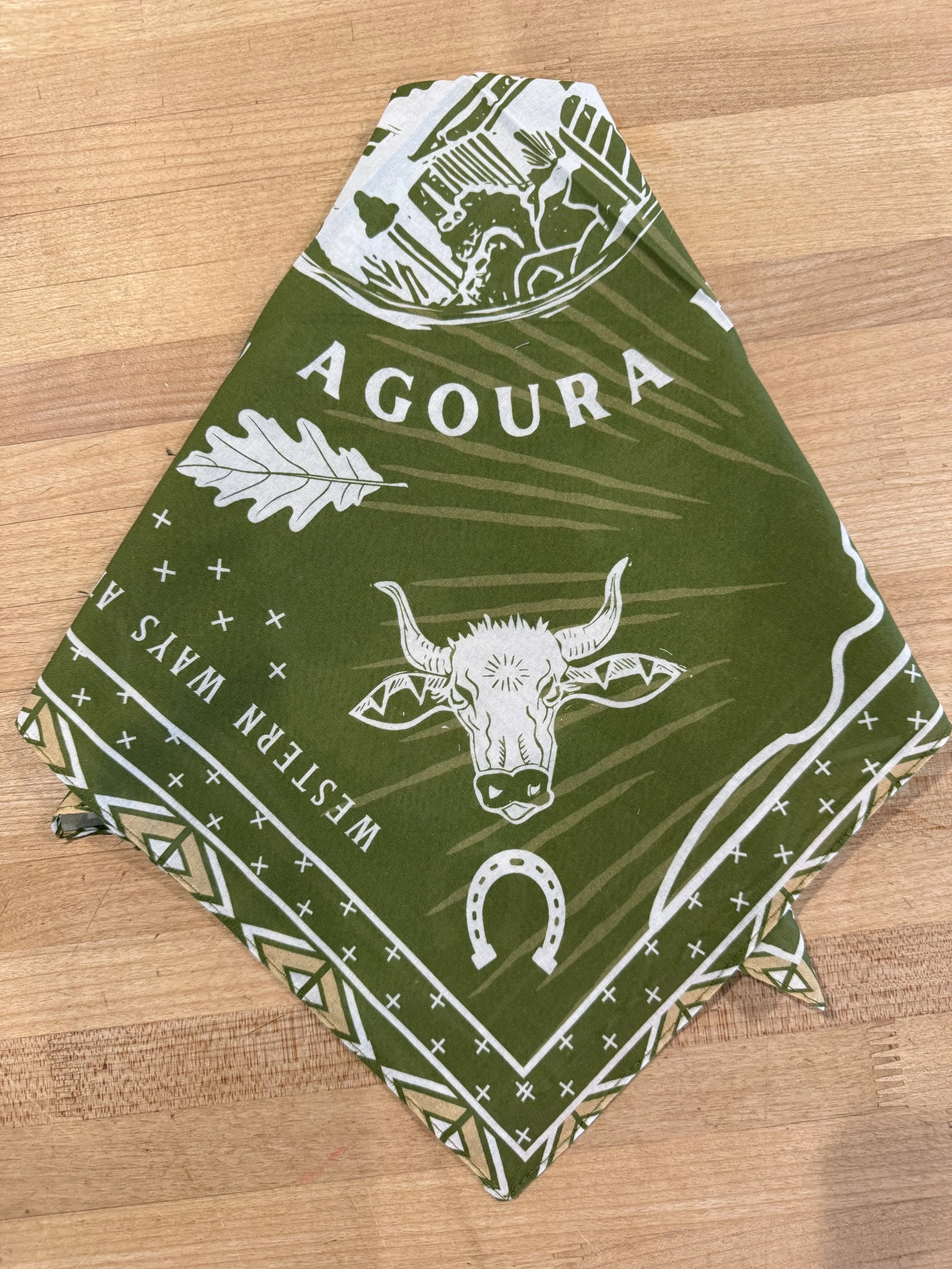 Reyes Adobe Block Printed Bandana