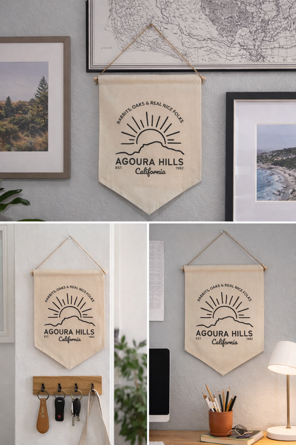 Canvas Flag Art - Ladyface Sunrise