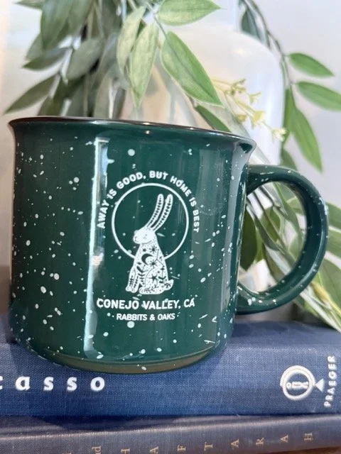 Camping Ceramic Mug - Conejo Valley Moon Bunny