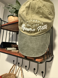 Agoura Hills Dad Hat in Washed Khaki & Spruce