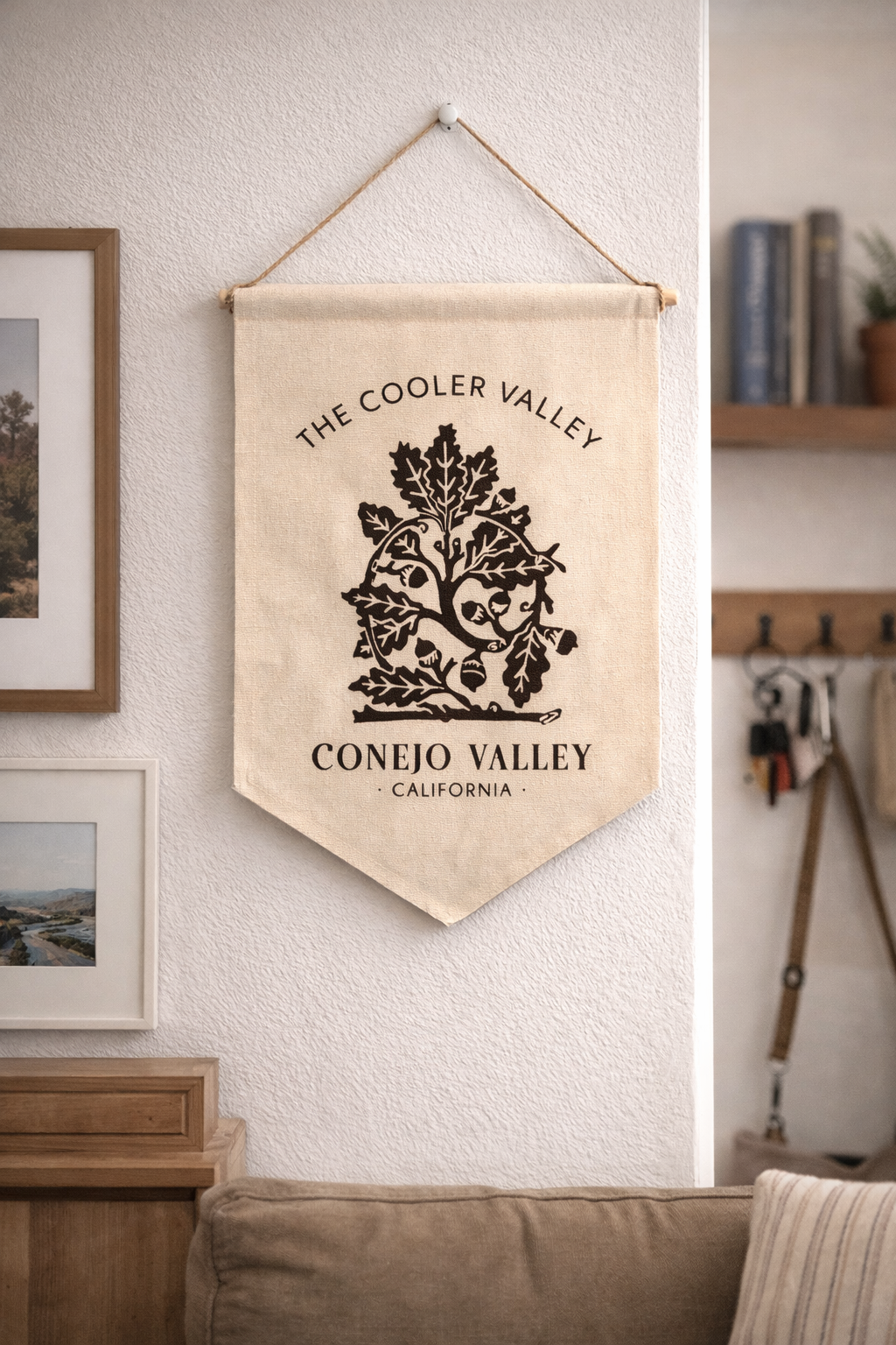 Canvas Flag Art - Conejo Valley Tangled Oak