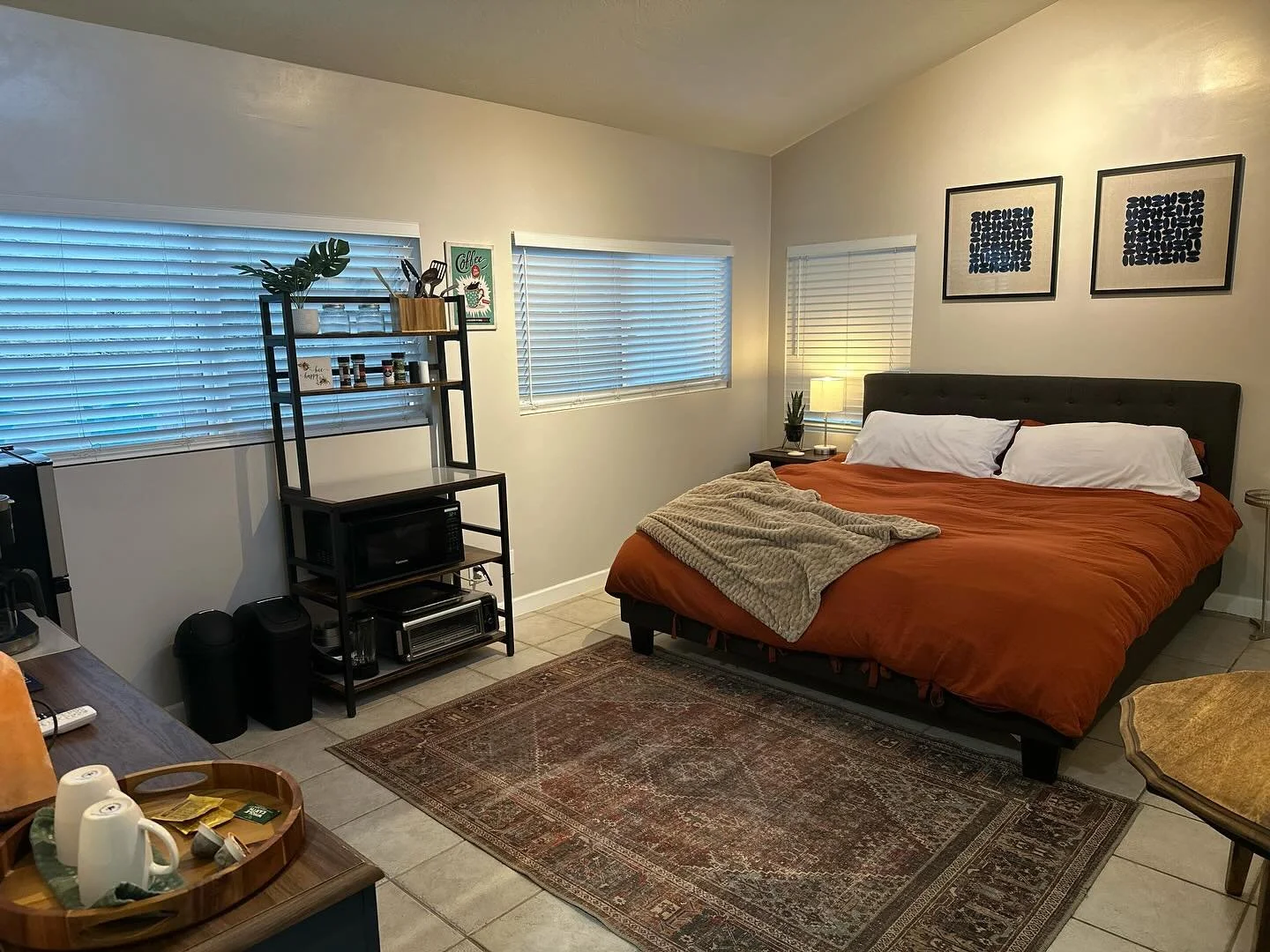 If you know family/friends evacuating LA fires and headed to San Diego area let them know we have availability in our Airbnb private unit in Escondido. We also have it available through Furnished Finder. This room has a very comfortable California ki