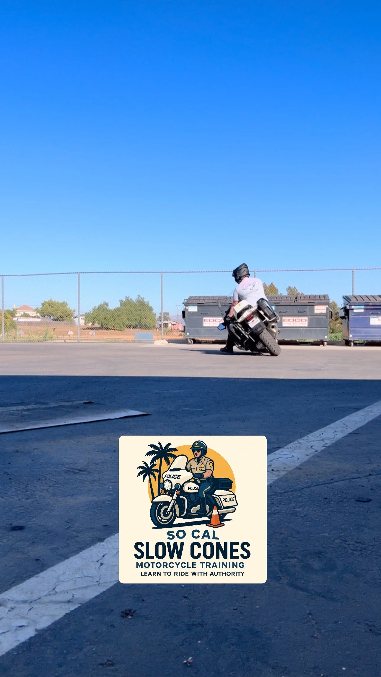 📸 Lean angle like this doesn’t happen by accident. It comes from consistent, intentional training.
At So Cal Slow Cones, we believe that repetition with reflection is the key to mastering your bike — and that’s where photos and vi