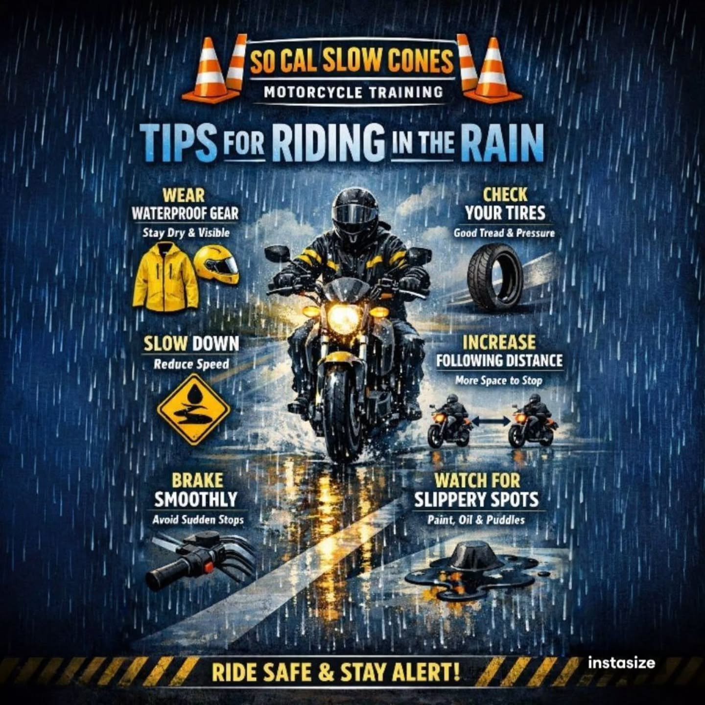 🌧️ RAIN DOESN&rsquo;T CANCEL THE RIDE&hellip; IT CHANGES THE GAME. 🌧️

Real riders don&rsquo;t park it &mdash; they adapt.
If you&rsquo;re going to ride in the rain, you better adjust your technique, awareness, and control inputs. Here are some qui