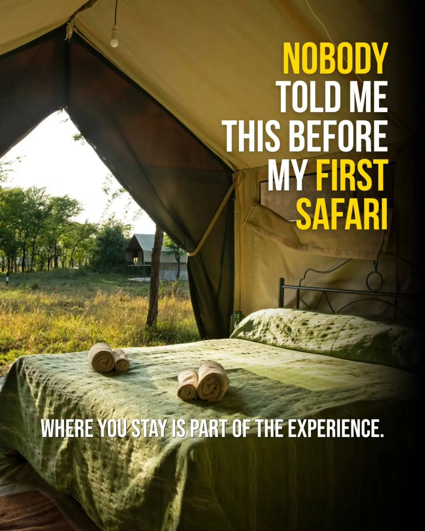 Nobody told me this before my first safari...

Where you stay is more than just where you sleep. 🐘🌿

Before experiencing safari for myself, I thought the lodge was simply the place you came back to after a day of game drives.

I quickly learned tha