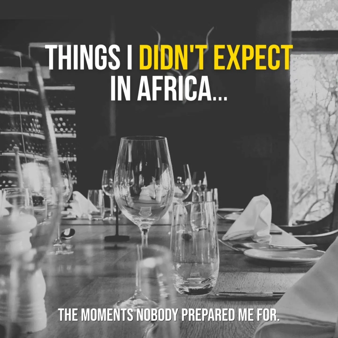 I went to Africa expecting the BIG moments. 🌍

The lions.
The landscapes.
The game drives.
The kind of wildlife sightings you spend years dreaming about.

And yes, those moments were incredible.

But nobody really prepared me for all the unexpected 