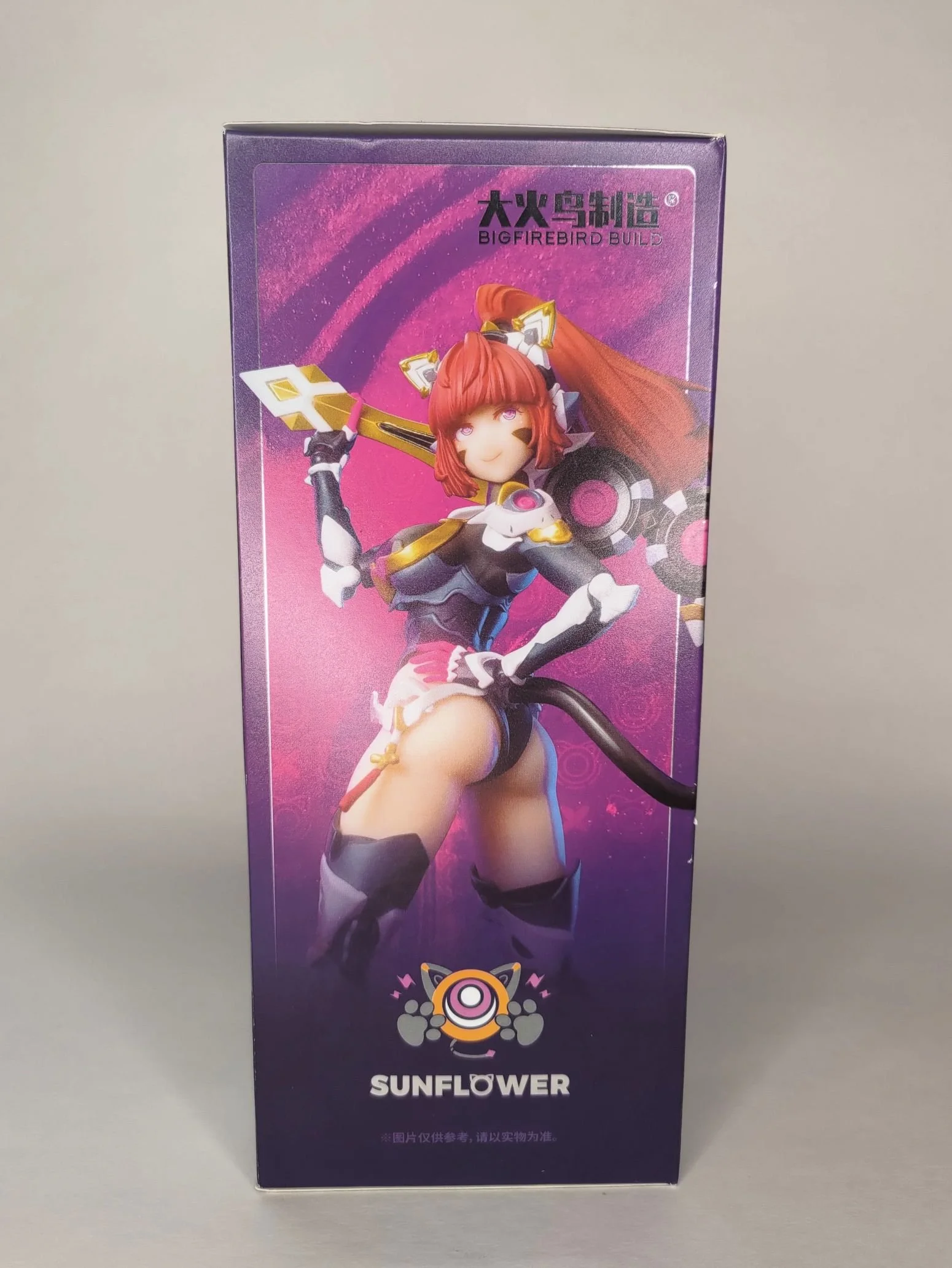 BigFireBird Build Science Cat Lady Team 1/9 scale silicone articulated action figure Sunflower box side 2