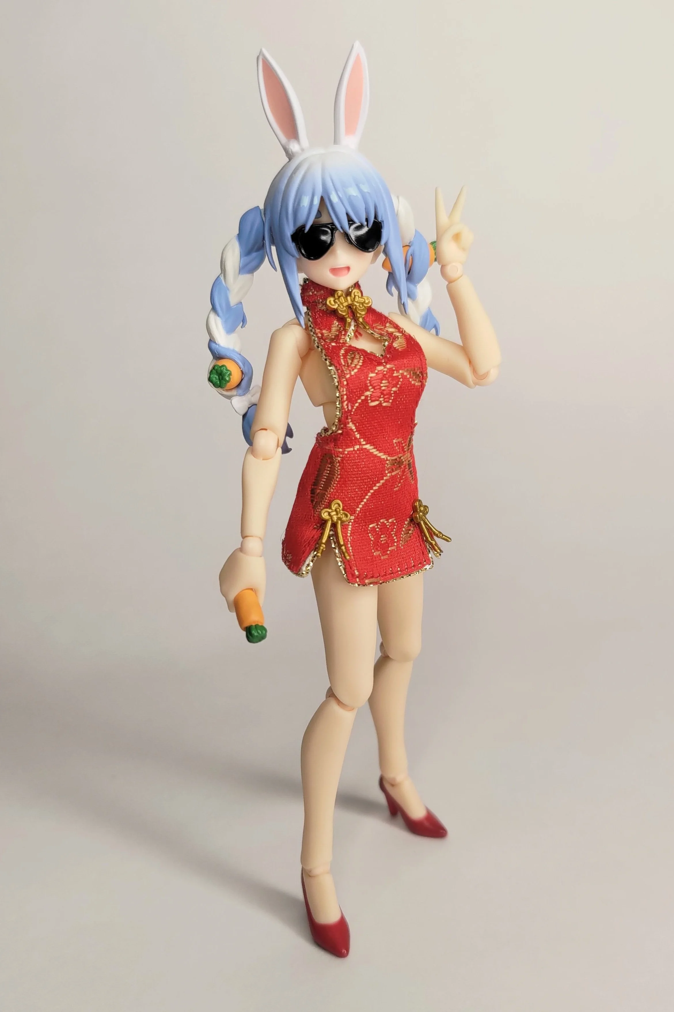 Figma Body Femminile (Mika) Con Abito Cinese Rosso - Action Figure Max Factory Good Smile Company - 2