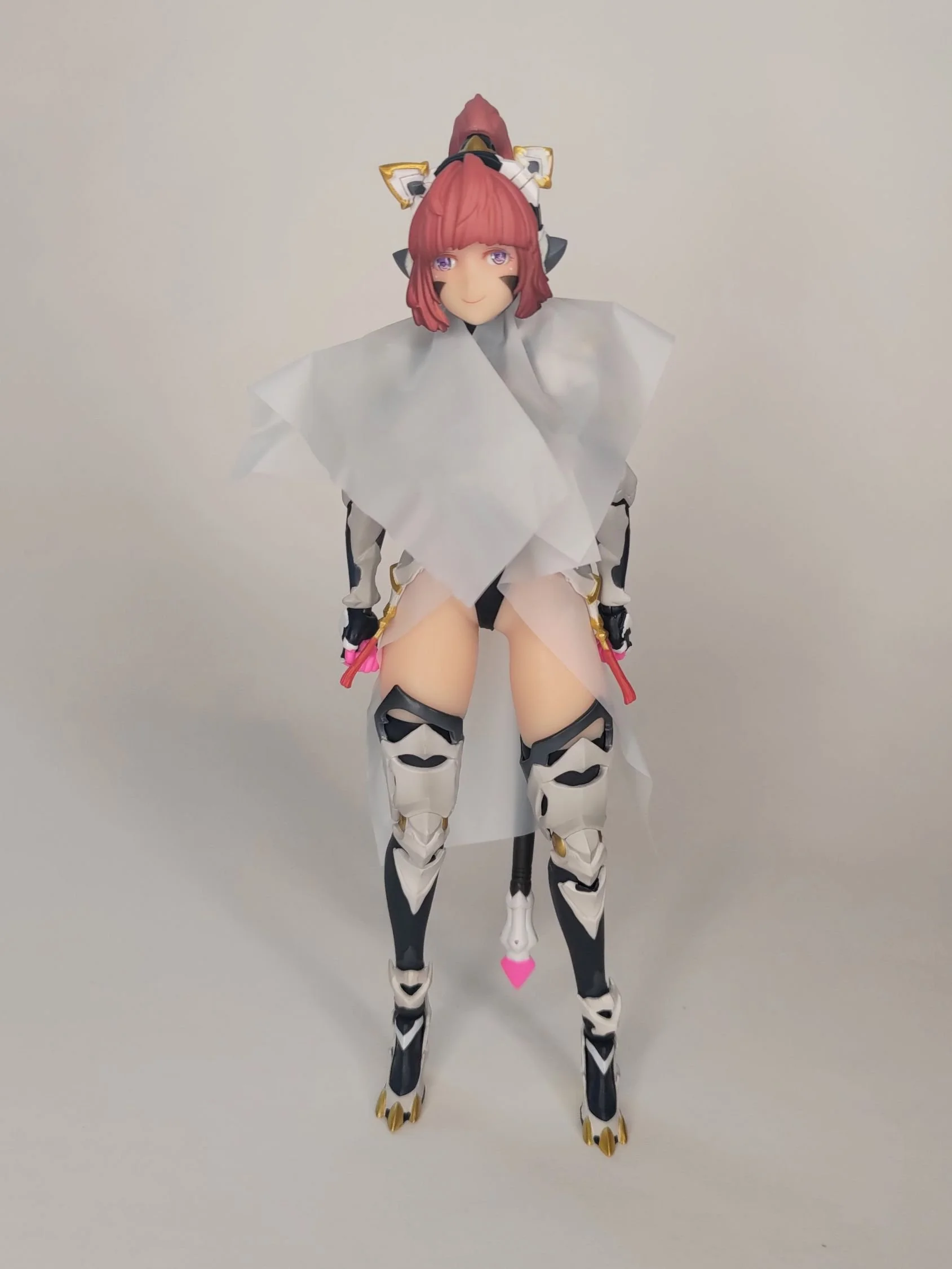 BigFireBird Build Science Cat Lady Team 1/9 scale silicone articulated action figure Sunflower out of box with protective wrapping