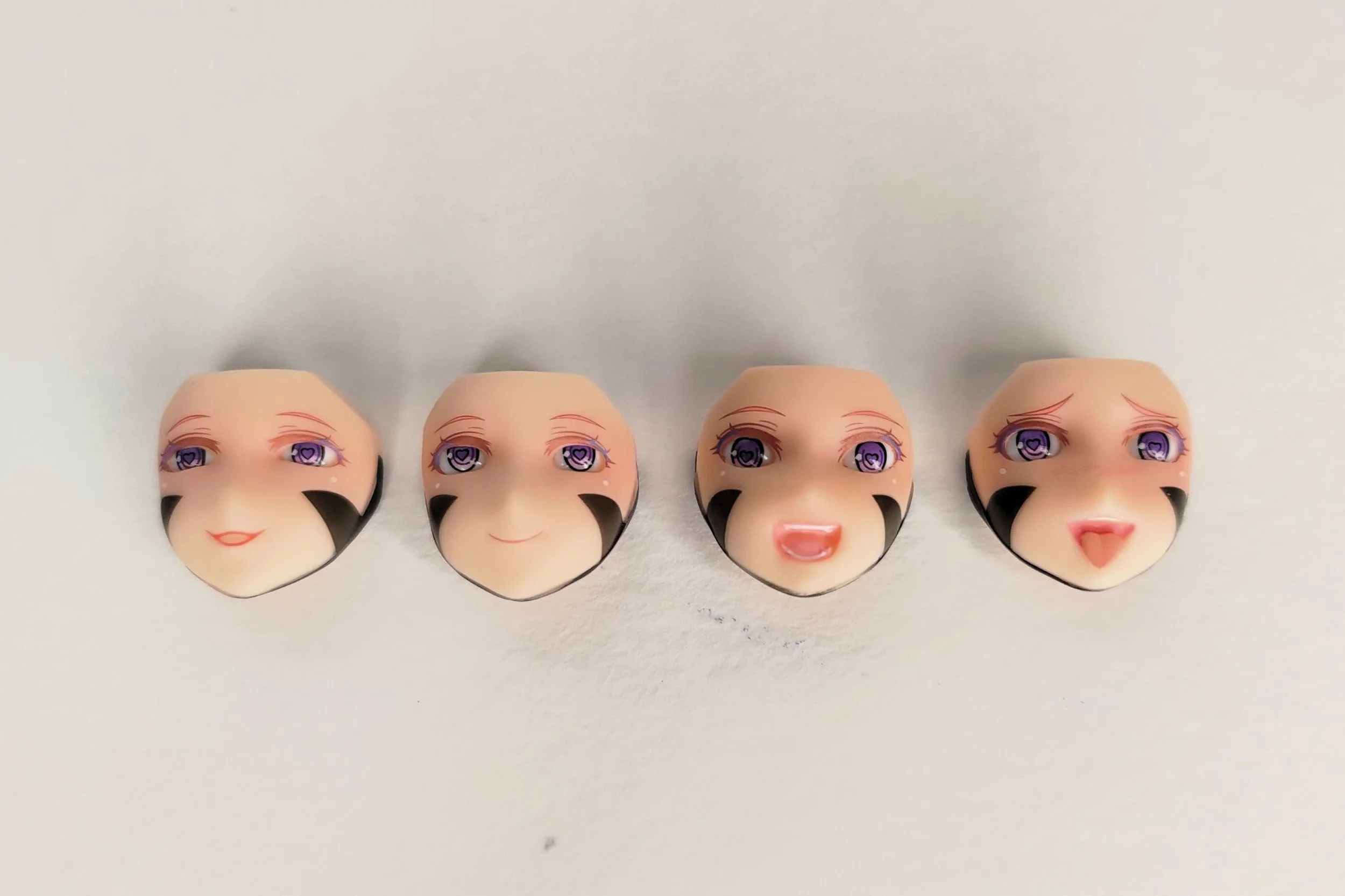 BigFireBird Build Science Cat Lady Team 1/9 scale silicone articulated action figure Sunflower faceplates with movable eyeballs