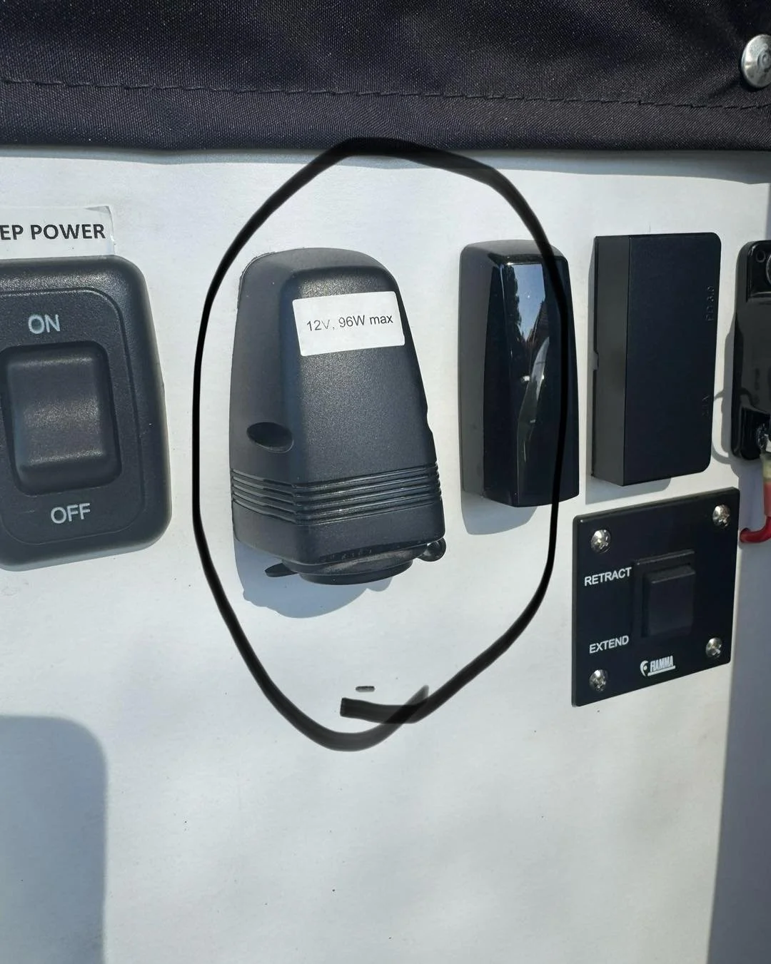 Hi all, not sure if someone else had the same problem with the sliding door on the Gen 2; hard to close. This is what I found on ours, the 12v socket sits too low and hits the door when you close it, so I have moved it up and all good now.