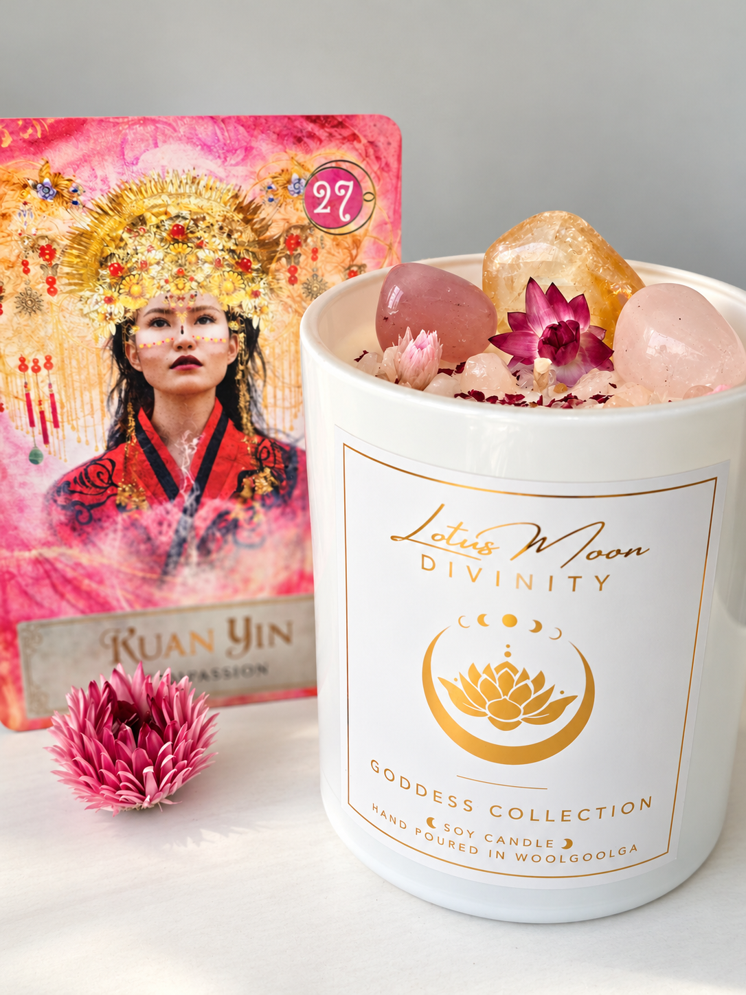Kuan Yin and Lotus Moon Candle Altar.png